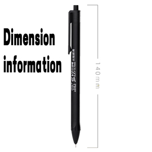 Lot de stylos gel rétractables en plastique, encre bleue/rouge, pointe 0,7 mm, logo personnalisé pour une écriture fluide - Product Image 3