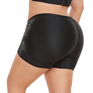 BINNYS Entrejambe Moins Rembourré Shaper Corps Court Shaper Sous-Vêtements Taille Haute Contrôle Du Ventre Hip Pad Culotte Avec Gros Fesses Et Coussinets De Hanche