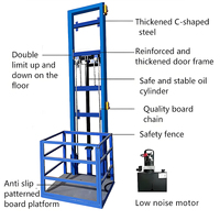 Monte-charge compact personnalisé pour escalier, capacité 200 kg, petit élévateur de marchandises intérieur pour la maison, le garage ou le sous-sol, transfert de marchandises