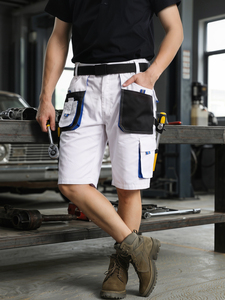 Pantalones Cortos de <span class=keywords><strong>Trabajo</strong></span> Transpirables para <span class=keywords><strong>Hombre</strong></span>, con Bolsillos, Pantalones Cargo para <span class=keywords><strong>Trabajo</strong></span> - Product Image 3