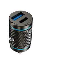 Chargeur de voiture SUNDA 36W PD Mini en métal USB-C PD36W QC18W Chargeur rapide pour voiture Adaptateur Cargador Para Carro 12V-24V pour iPhone