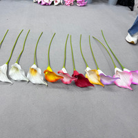 Künstliche Calla-Lilien Blumenstiele für Hochzeit, Hotel und Wohnzimmer-Dekoration