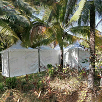 Tentes Pagode Automatiques Romantiques en PVC Imperméables pour Événements Extérieurs, Mariages et Fêtes – Utilisation Toutes Saisons