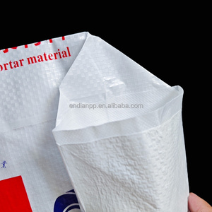 25kg vật liệu xây dựng đáy vuông dệt PP túi xi măng gạch keo <span class=keywords><strong>Putty</strong></span> bột bên trong không thấm nước màng với cổng van - Product Image 3