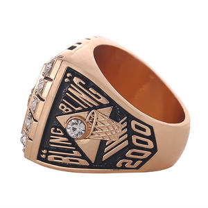 Anillo de Campeonato de los Lakers de la NBA de 2000 de Shaquille <span class=keywords><strong>O</strong></span>'<span class=keywords><strong>Neal</strong></span>, Exquisita Joyería de Moda, Anillo Conmemorativo Deportivo, Directo de Fábrica - Product Image 3