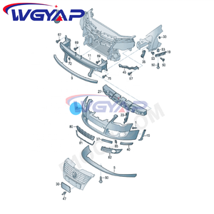 Parachoques Delantero de Coche ABS de Alta Calidad Nuevo, WGYAP OEM 3C0 807 217 D E <span class=keywords><strong>R</strong></span> AH <span class=keywords><strong>C</strong></span> F D GRU, para CC Magotan 2012 - Product Image 5