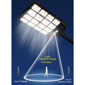 Lampadaire <span class=keywords><strong>solaire</strong></span> LED intégré tout-en-un BOYI en plastique ABS, étanche IP65, 500W, 800W, 1000W, pour <span class=keywords><strong>extérieur</strong></span> - Product Image 6