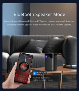 Proyector LED Portátil con <span class=keywords><strong>Android</strong></span> 11 y Batería Integrada |   Decodificación 720P/1080P |   Pantalla <span class=keywords><strong>de</strong></span> 100 Pulgadas <span class=keywords><strong>para</strong></span> Cine en Casa y Películas al Aire Libre - Product Image 3