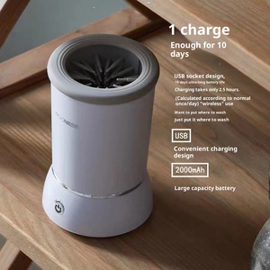 Lavapiedi Elettrico Automatico per Animali Domestici con Coppa in Silicone, Ricaricabile USB, Batteria da 2000mAh per la Pulizia di <span class=keywords><strong>Zampe</strong></span> e Piedi di Cani - Product Image 2