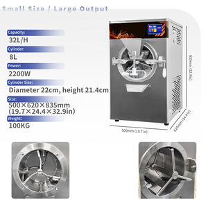 Machine à glaces italienne Mvckyi Patent 5 Program, <span class=keywords><strong>appareil</strong></span> à glaces italiennes, congélateur continu pour glaces italiennes - Product Image 3