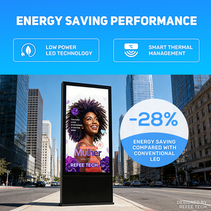 Affichage numérique LED extérieur de 55 pouces, haute luminosité, économie d'énergie, étanche IP65, affichage publicitaire sur pied ML-OD81AFA - Product Image 5