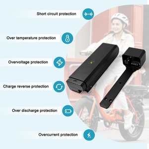Batterie Li-ion rechargeable <span class=keywords><strong>Shanshan</strong></span> SSE-115 Songxia-4 pour porte-bagages arrière, 36V 48V 14Ah 15Ah 18Ah 20Ah 21Ah, batterie de vélo électrique Akku - Product Image 4