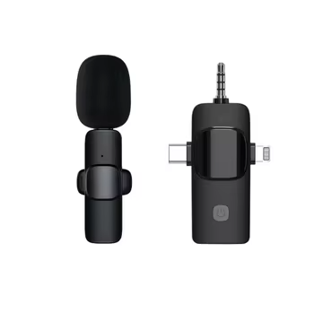 Microfono nero K15 1 + 1