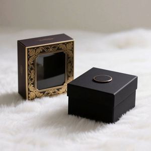 Boîte cadeau Coran en papier couché mat gaufré haut de gamme sur mesure avec fermeture magnétique, coffret rigide, cadeaux musulmans, chaussettes - Product Image 5