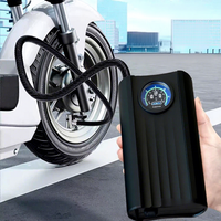 Wireless Battery-Powered ABS Portable Tire Inflator Air Compressor Pump Pointer Pressure Gauge 150psi Max Pressure Tire Pressure