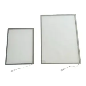 Publicidad ultra דק lightbox עם נגד שריטות זכוכית פנל