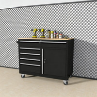 Armoire à outils roulante robuste avec panneau perforé, 9 tiroirs, en métal, personnalisable OEM, capacité de charge 250 kg, poste de travail de garage