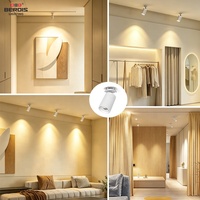 Spot LED encastré moderne en aluminium Berdis, 5-40W, température de couleur 6000K réglable, pour bureau et salon