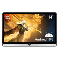 Moniteur d'appui-tête Android 14 pouces en promotion du fabricant, écran multimédia HD pour siège arrière avec Wi-Fi, TV et écran tactile pour voiture, camping-car et véhicule utilitaire sport (VUS)