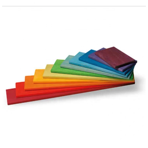 Blocchi di <span class=keywords><strong>puzzle</strong></span> di legno di scuola materna per bambini di intelligenza giocattoli montessori rainbow bridge building <span class=keywords><strong>block</strong></span> per la vendita - Product Image 2