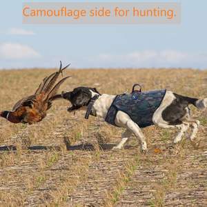 Muestra gratis al por mayor accesorios personalizados para perros Hi Vis 100% poliéster malla transpirable reflectante mascota perrito seguridad chaleco de refrigeración - Product Image 2