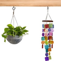 Crochets de plafond métalliques en forme de Q, revêtement noir antirouille, avec loquet de sécurité pour suspendre plantes, guirlandes lumineuses extérieures, usage domestique