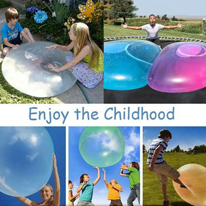 Pelota Inflable Gigante <span class=keywords><strong>Wubble</strong></span> Bubble Ball, Pelota Antiestrés de TPR, Pelota para Apretar, Juguete Sensorial, Inyección de Agua, Bomba de Aire - Product Image 4