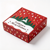 Boîte Premium Imprimée Offset Motif Forêt Hivernale et Rennes, Expédition Flash 72H, Emballage Carton Anti-écrasement