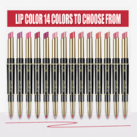 Lot de rouges à lèvres en gros, sans cruauté animale, longue tenue, soyeux, non collant, effet velours mat crémeux, en stick et gloss