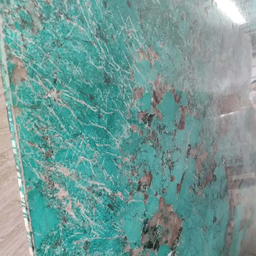 Amazon yeşil kuvarsit granit mermer zemin taş fiyat karo kuvars