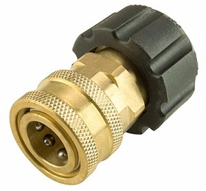 SS ทองเหลือง3/8 "ถึง M22 14มม. อุปกรณ์เสริมสำหรับล้างรถด้วยแรงดันสูงเครื่องฉีดน้ำแรงดัน4000PSI อะแดปเตอร์ karche HD - Product Image 3