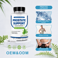 Capsules de soutien de la prostate pour hommes OEM ODM, formule à base de plantes antioxydante, vente en gros personnalisée de produits de santé pour adultes