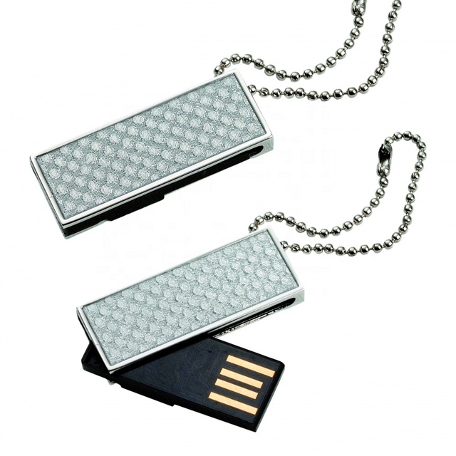 Super Mini metal swivel USB flash Drive 64GB 32GB 16GB 8GB 8 GB metal lanyard keychain mini twist Cle USB Stick