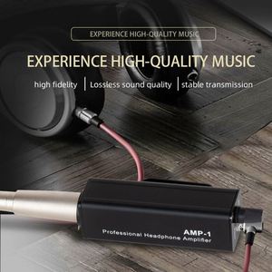 ตัวแปลงเสียง XLR แบบเสียบใช้งานได้ทันที พร้อมปุ่มควบคุมระดับเสียง สำหรับการบันทึกเสียงสด การมอนิเตอร์เสียงส่วนตัว และแอมป์หูฟังแบบใส่ในหู - Product Image 5