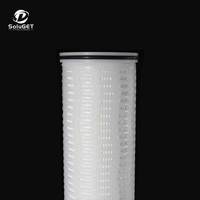 SoluGET Baru untuk Penggantian Filter Karbon Berkualitas Tinggi 40 Inci 1 Mikron Elemen Filter Aliran Tinggi Industri PP Industri