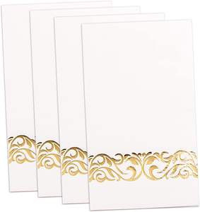 Tovaglioli di Carta in Polpa di Legno Bianchi Personalizzati con Logo per Feste e Cene all'Ingrosso - Product Image 3