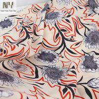 Tissu en Chiffon Polyester 50D Imprimé par Sublimation à Motif Tournesol Personnalisé, Vente en Gros Nanyee Textile
