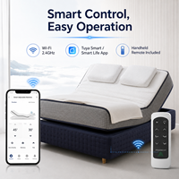 Intelligente Verstellbare Matratze mit Schwerelosigkeits-App-Steuerung Elektrische Bettmatratze mit OKIN-Motor für Zuhause Hotel Gesundheitswesen