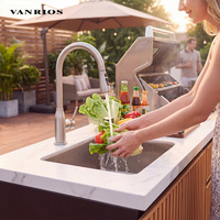 Ensemble de cuisine extérieure modulaire de luxe en aluminium moderne avec barbecue, planche à pizza en PVC, grill et réfrigérateur pour l'extérieur