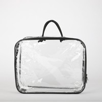 Sac rétractable robuste en PVC/EVA transparent avec fermeture éclair, recyclable, pour impression sérigraphique, pour literie, oreillers, couettes, parapluies, ustensiles de cuisine