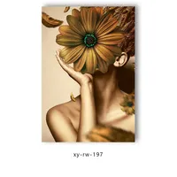 Goldene aristokrat ische Frau Leinwand Malerei weibliche nackte Ölgemälde moderne Kunst Poster und Drucke Wand kunst Bild