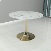 Ensemble de salle à manger ronde moderne et contemporaine Design de luxe avec plateau en bois MDF pour la maison Cuisine Restaurant Banquet ou Hôtel