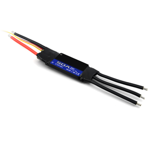 Controlador de velocidad de motor sin escobillas Lipo de 2-4S de 32 bits, serie 50A ESC SBEC G2, programable para aviones Rc, drones FPV de ala fija - Product Image 1