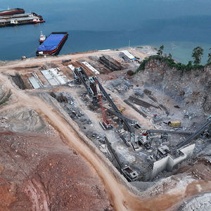 100-150 Tph Steinbruch-Brechanlage für Gesteinsaggregat, Granit, Kalkstein, Basalt, Ballast, Kies, Gestein mit AC-Motor und Getriebe - Product Image 4