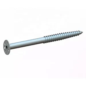 Tornillo de tierra galvanizado en caliente para soporte solar fotovoltaico - Product Image 1