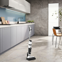 Nettoyeur de sols électrique intelligent autonettoyant, balayage et lavage intégrés, aspirateur humide et sec pour usage domestique et hôtelier