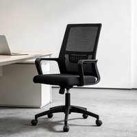 Nouvelle chaise de bureau ergonomique exécutive moderne avec accoudoirs confortables, pivotante, en maille, réglable et avec soutien lombaire