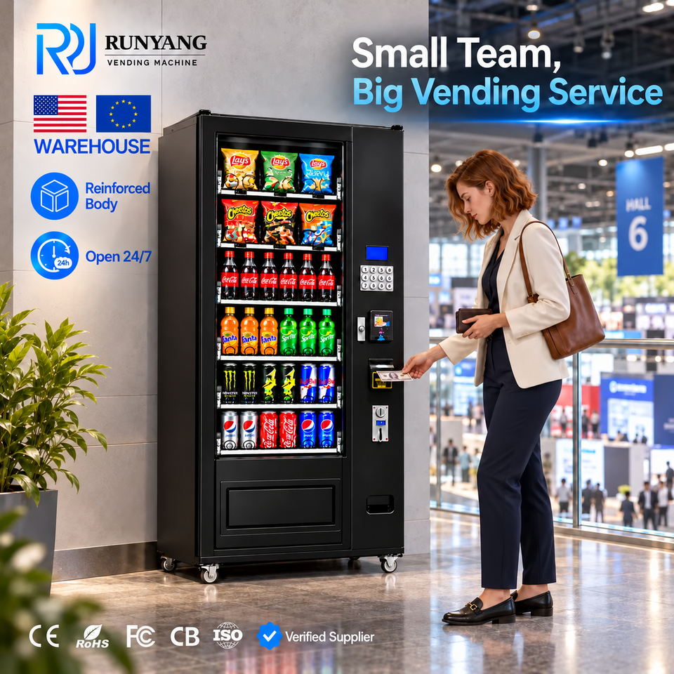Beer System.drawing RUNYANG Direct Smart Fridge Automatic Snack Vending Machine with Card ...