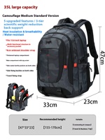 Extra große Kapazität Outdoor-Reise rucksack Wirbelsäulen schutz Gewichts reduzierende Funktionen für High School Junior Studenten Computer