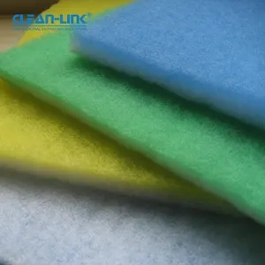 Clean-link Customized Color Cotton Filter Mats Media Preliminary Air Filter Material